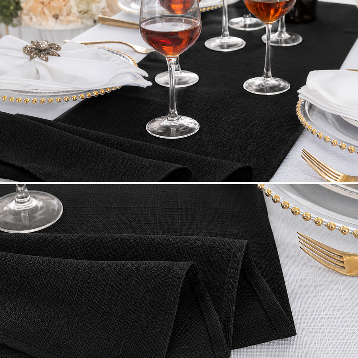 Chemins de table en polyester 13"x108" - Rouge (1pc)
