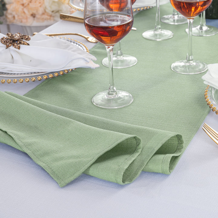 Chemins de table en polyester 13"x108" - Rouge (1pc)