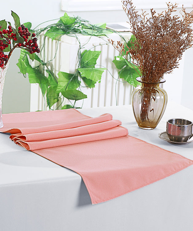 13"x108" Polyester Table Runners - Rose Pink (1pc)