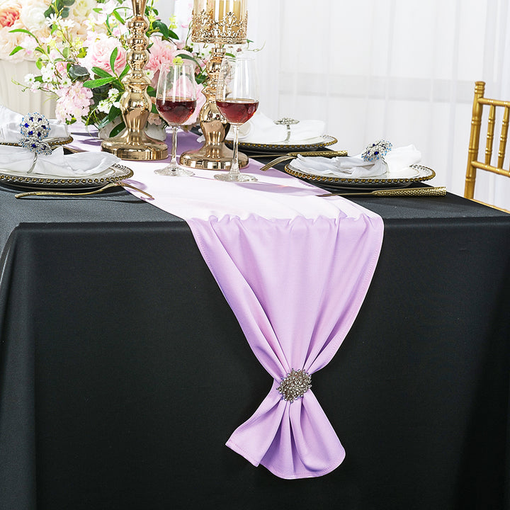 13"x108" Scuba (Wrinkle-Free) (220 GSM) Table Runner - Lavender (1pc)