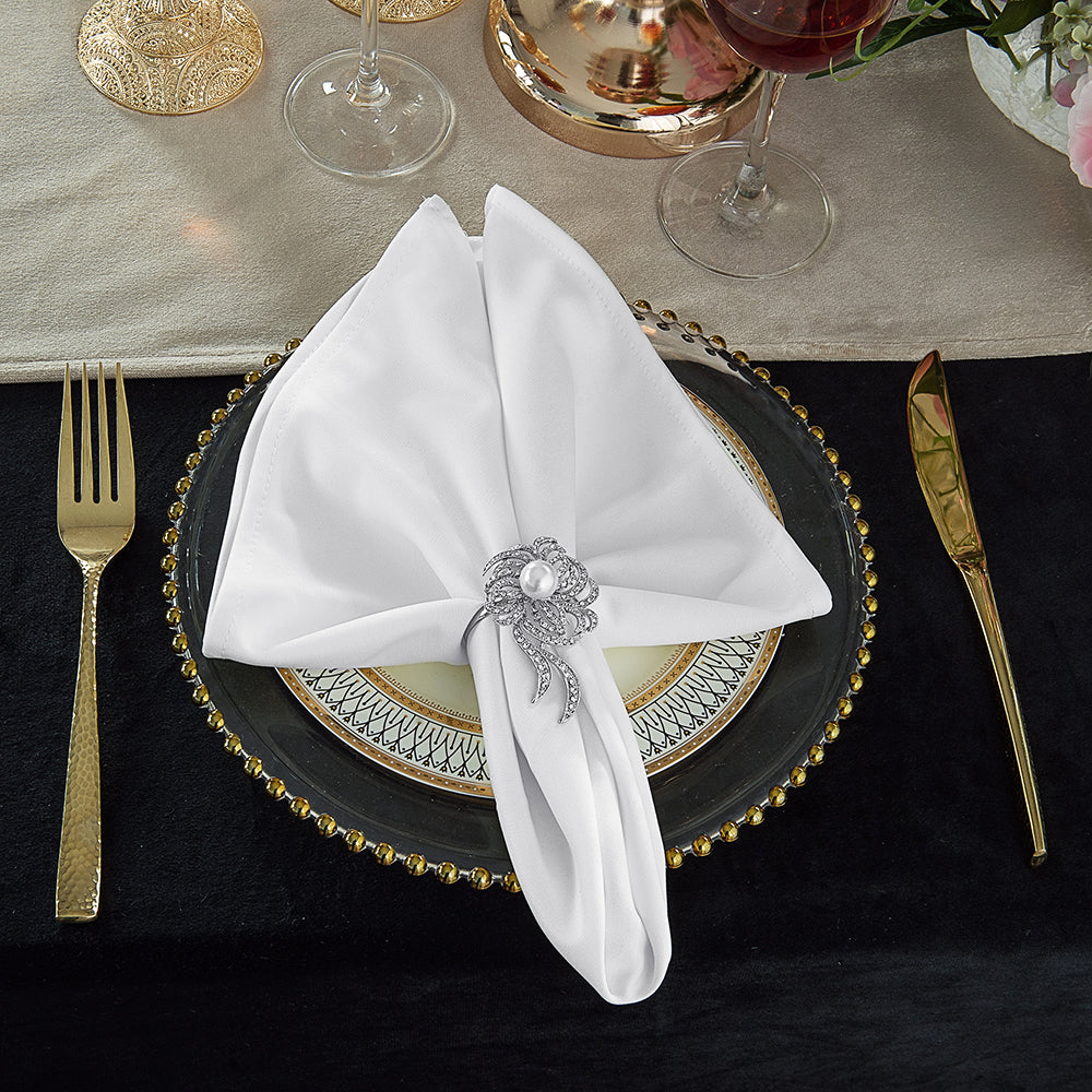 20x20 Scuba Napkins — White, 10-Pack