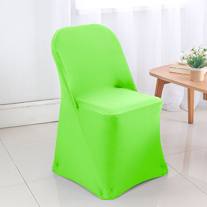 Premium Spandex (220 GSM) Folding Chair Cover - Apple Green (1pc)