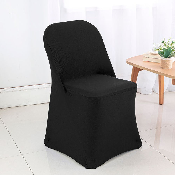 Economy Spandex Folding Chair Cover - Black (1pc)