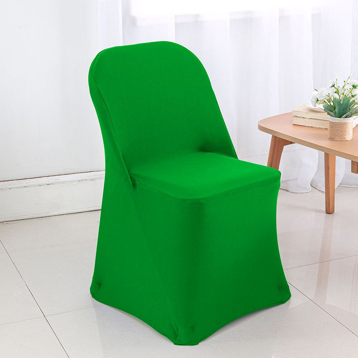 Premium Spandex (220 GSM) Folding Chair Cover - Emerald Green (1pc)