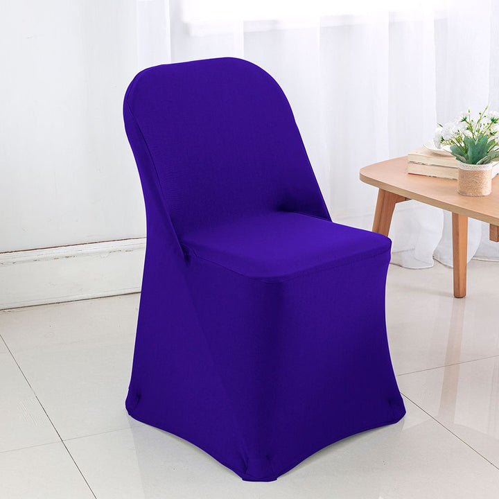 Premium Spandex (220 GSM) Folding Chair Cover - Regency Purple (1pc)