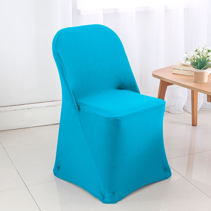 Premium Spandex (220 GSM) Folding Chair Cover - Turquoise (1pc)