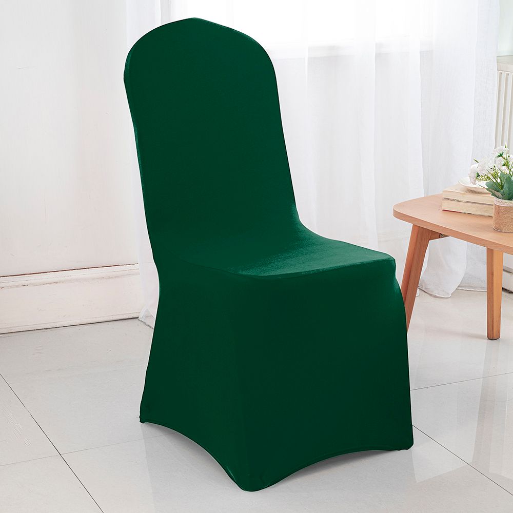 Spandex (220 GSM) Banquet Chair Cover - Hunter Green/Holly Green (1pc)