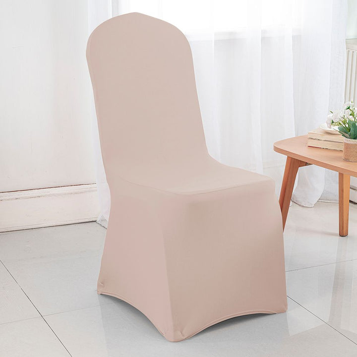 Premium Spandex (220 GSM) Banquet Chair Cover - Blush Pink/Rose Gold (1pc)