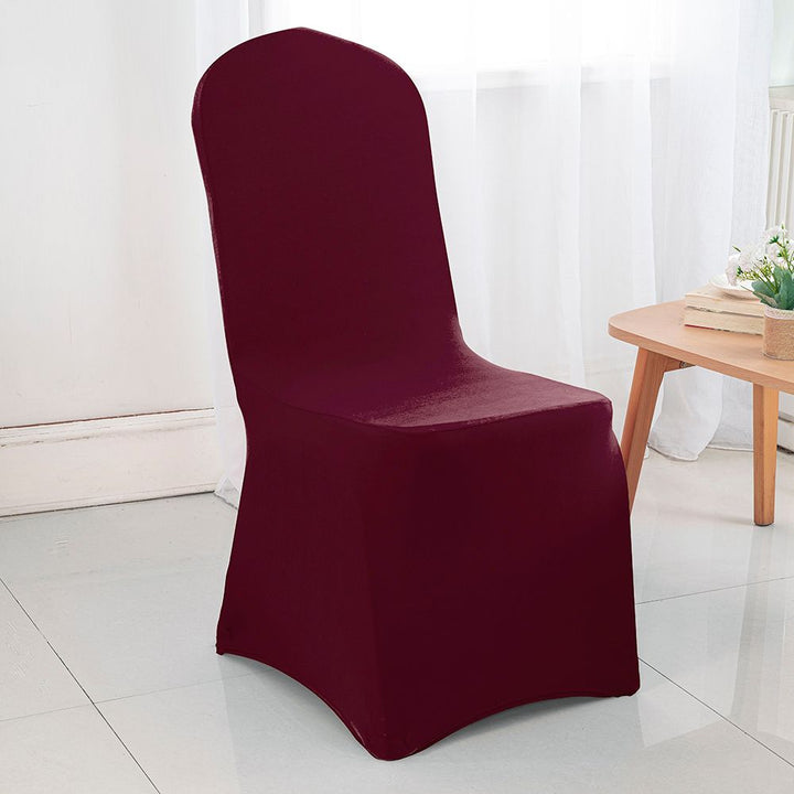 Premium Spandex (220 GSM) Banquet Chair Cover - Burgundy (1pc)