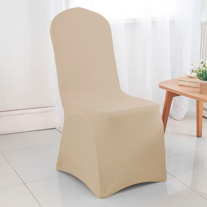 Premium Spandex (220 GSM) Banquet Chair Cover - Champagne (1pc)