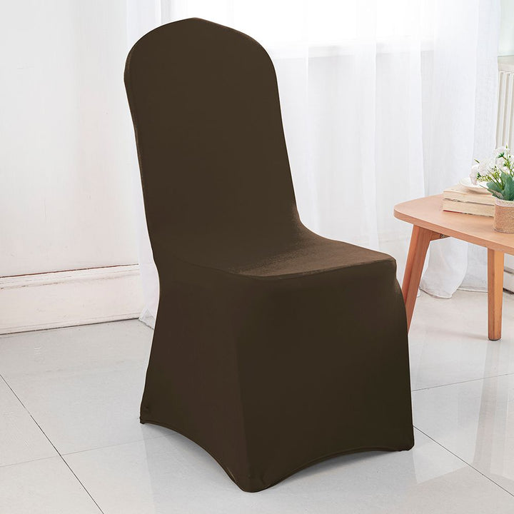 Premium Spandex (220 GSM) Banquet Chair Cover - Chocolate (1pc)