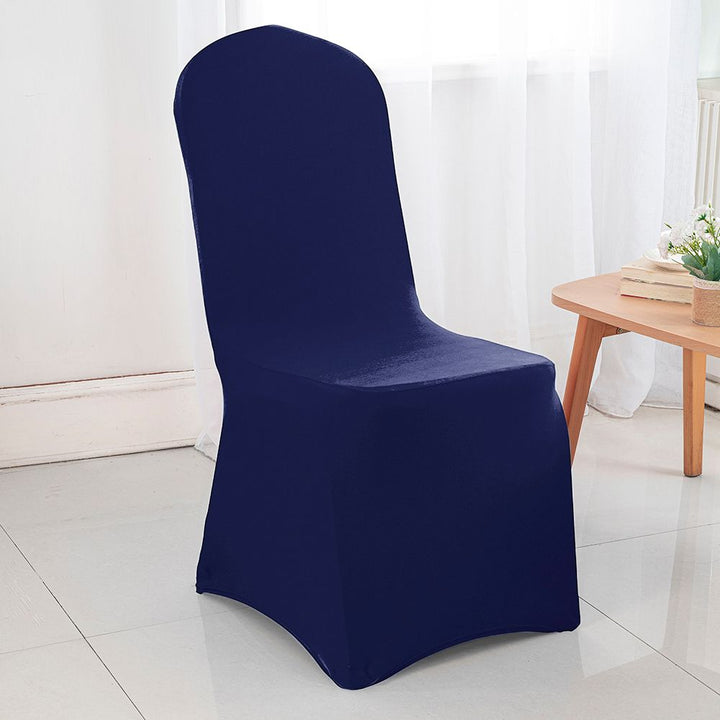 Premium Spandex (220 GSM) Banquet Chair Cover - Navy Blue (1pc)